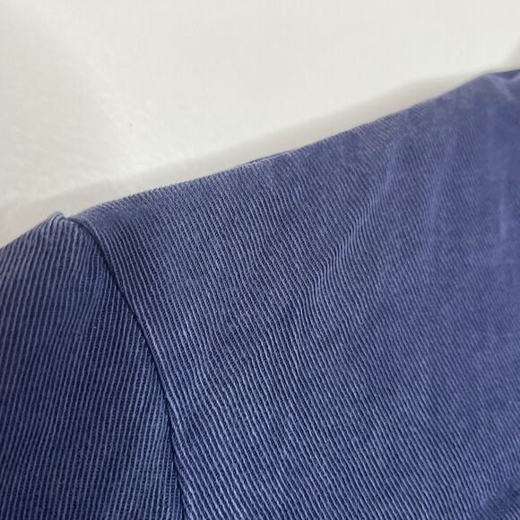 Bryn Walker Button Up Tunic Top Blue Womens Small Long Sleeve Lagenlook - Picture 4 of 14